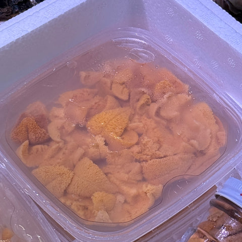 特選 アカウニ(塩水ウニ) 愛媛県今治産 100g【今治塩水ウニ100g】豊洲直送 冷蔵