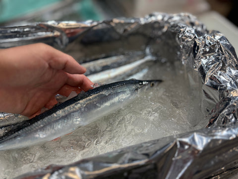 新サンマ 鮮魚 北海道産 計5尾(大・特大・超特大サイズ)【秋刀魚5尾】冷蔵 豊洲市場