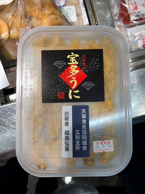 特選 生ウニ(赤ウニ)熊本県天草産 100g 赤雲丹【天草産 赤ウニ 】冷蔵 豊洲直送