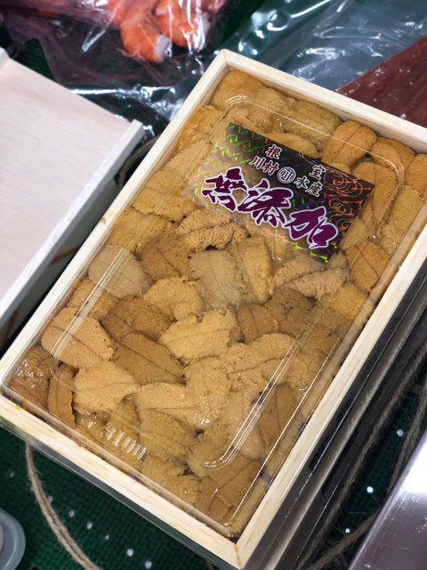 上ウニ バラ 北海道・青森・三陸・沿海州 他 ムラサキウニ 白ウニ 約200-250g 弁当箱【白ウニバラx1】冷蔵
