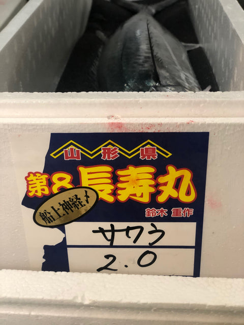 庄内おばこサワラ 2-2.5kg 山形産【おばこ鰆2Kx1】冷蔵