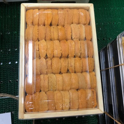 上ウニ 並び 北海道(礼文・利尻)・北方四島産 バフンウニ 赤ウニ 約250g 弁当箱【赤ウニ並びx1】冷蔵