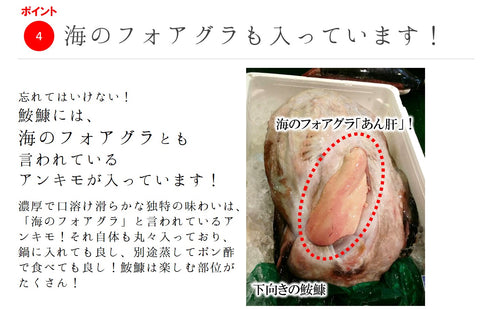 生鮟鱇 北海道産・青森県産 他 アンコウ鍋用 約3kg 【鮟鱇3K】 冷蔵 極上アンコウ