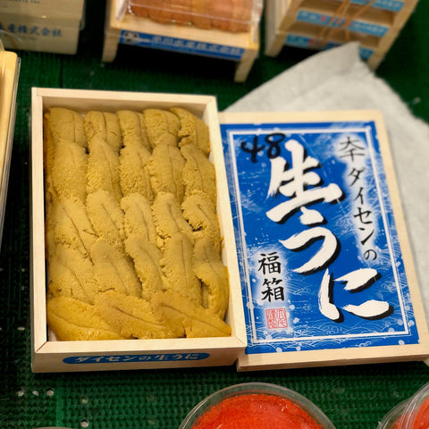 大千 極上 生ウニ 並び 250g 青森県大間産ムラサキウニ(白ウニ)【ダイセン雲丹並び250g】冷蔵 豊洲直送