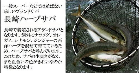 ハーブサバ 長崎産 養殖 500-700gサイズ1尾【ハーブ鯖x1】冷蔵 豊洲直送