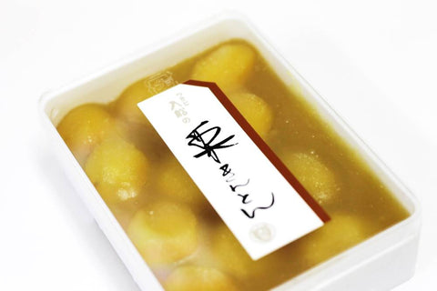 【予約商品】つきじ入船 栗きんとん 300g 豊洲直送 ギフト 和菓子 老舗 くりきんとん 栗きんとん 栗金団 御歳暮 熨斗 メッセージ【入栗きんとん】 冷凍