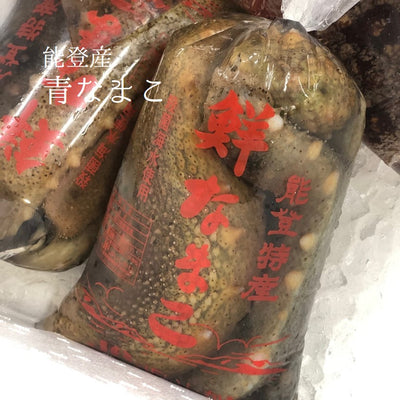 青ナマコ 国産(能登・愛媛産など)1キロ【青なまこ1キロ】冷蔵 豊洲直送 海鼠
