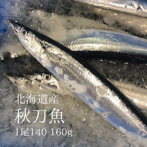 新サンマ 北海道産 計5尾（1尾140-160g前後サイズ）【秋刀魚5尾】冷蔵 豊洲市場