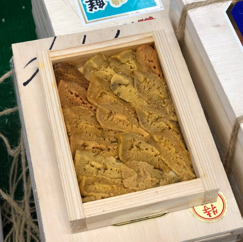 由良 赤ウニ 淡路島 由良 50g前後 2番手【由良赤ウニー2番手】冷蔵 豊洲直送