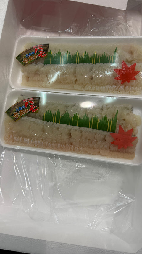 天草黄金ハモ｜始まりました。特選ハモの骨切りパック