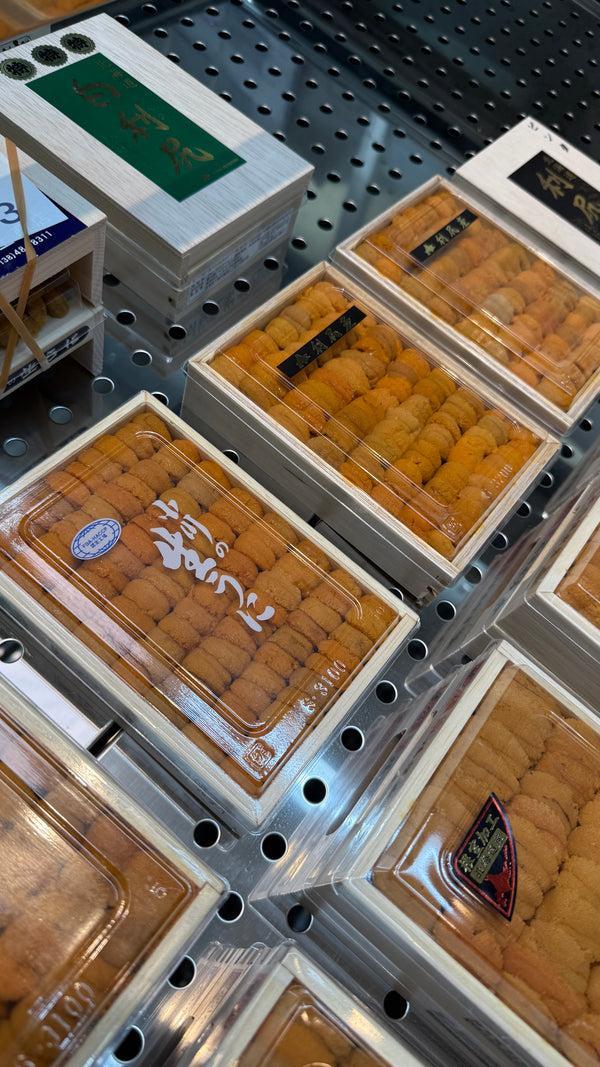 利尻島バフンウニ｜試食。今年もとっても美味しいです