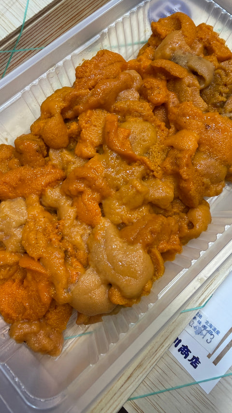 青森県バフンウニ｜味見しましたが、味が濃く大変美味しかったです