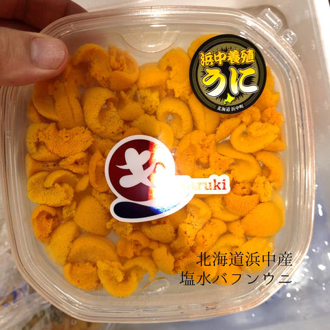 北海道浜中産 塩水バフンウニ 100g 商品写真