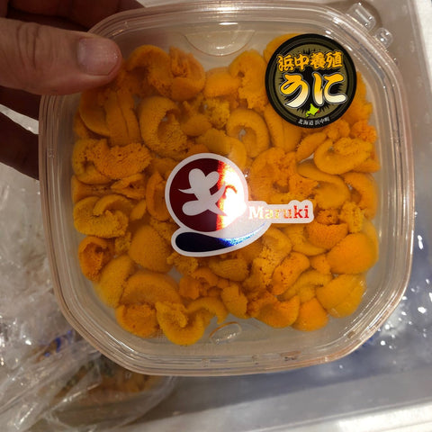 北海道浜中産 塩水バフンウニ 100g パッケージ