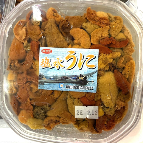 【訳あり B品】北海道羅臼産 塩水ウニ（エゾバフンウニ）100g 天然 無添加 ミョウバン不使用