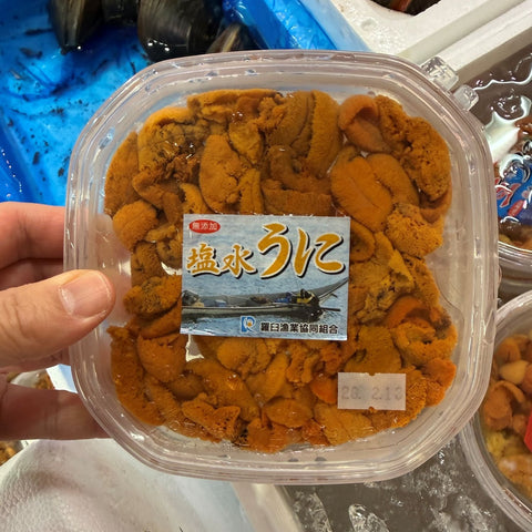 【訳あり B品】北海道羅臼産 塩水ウニ（エゾバフンウニ）100g 天然 無添加 ミョウバン不使用