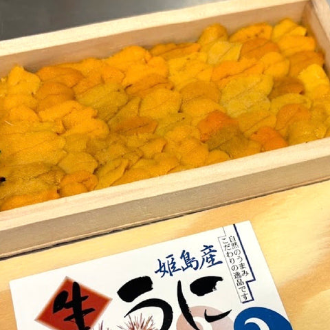 大分県姫島産アカウニ 板ウニ70g アップ写真