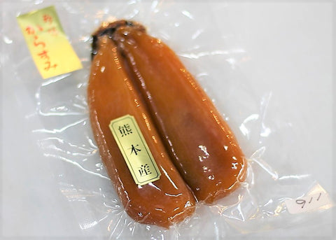 カラスミ 国産（天草・兵庫など）約100-120g 豊洲直送 希少 国産 からすみ ギフト 贈答用【カラスミ100－120ｇ】 冷凍